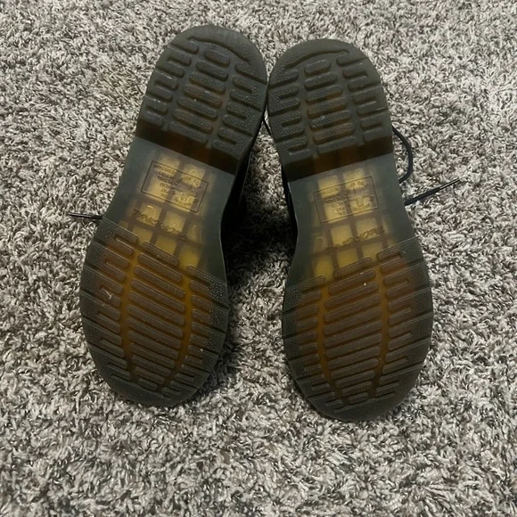 SOLD- Dr. Martens Black Lace-Up Patent Black Leather Boot - Picture 9 of 10